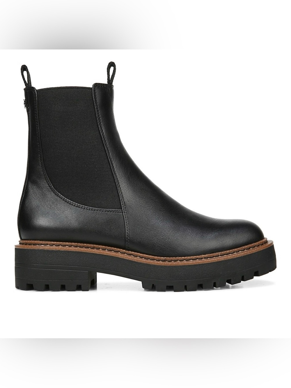 Sam Edelman Black Lug Sole Chelsea Boots - Never Worn - Size 8